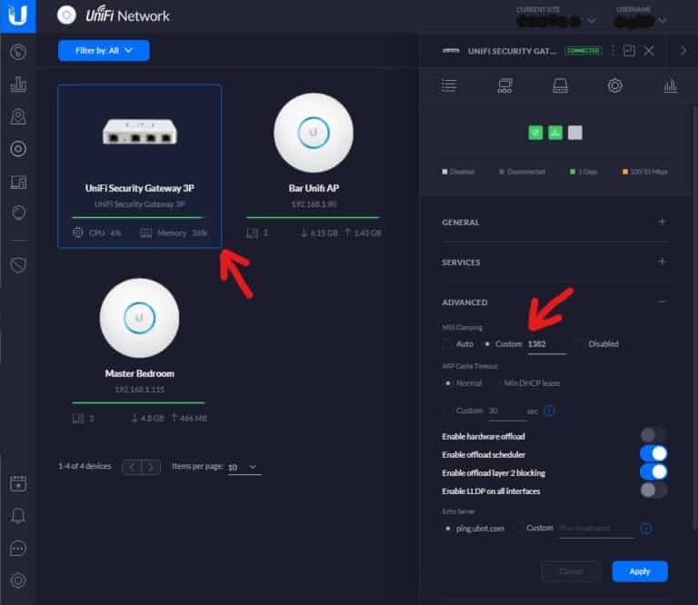 Ubiquiti USG Some websites not loading correctly or not at all Home